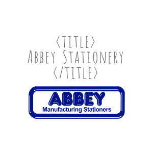 Quirky Sites Portfolio - Abbey Stationery