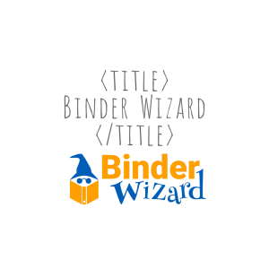 Quirky Sites Portfolio - Binder Wizard